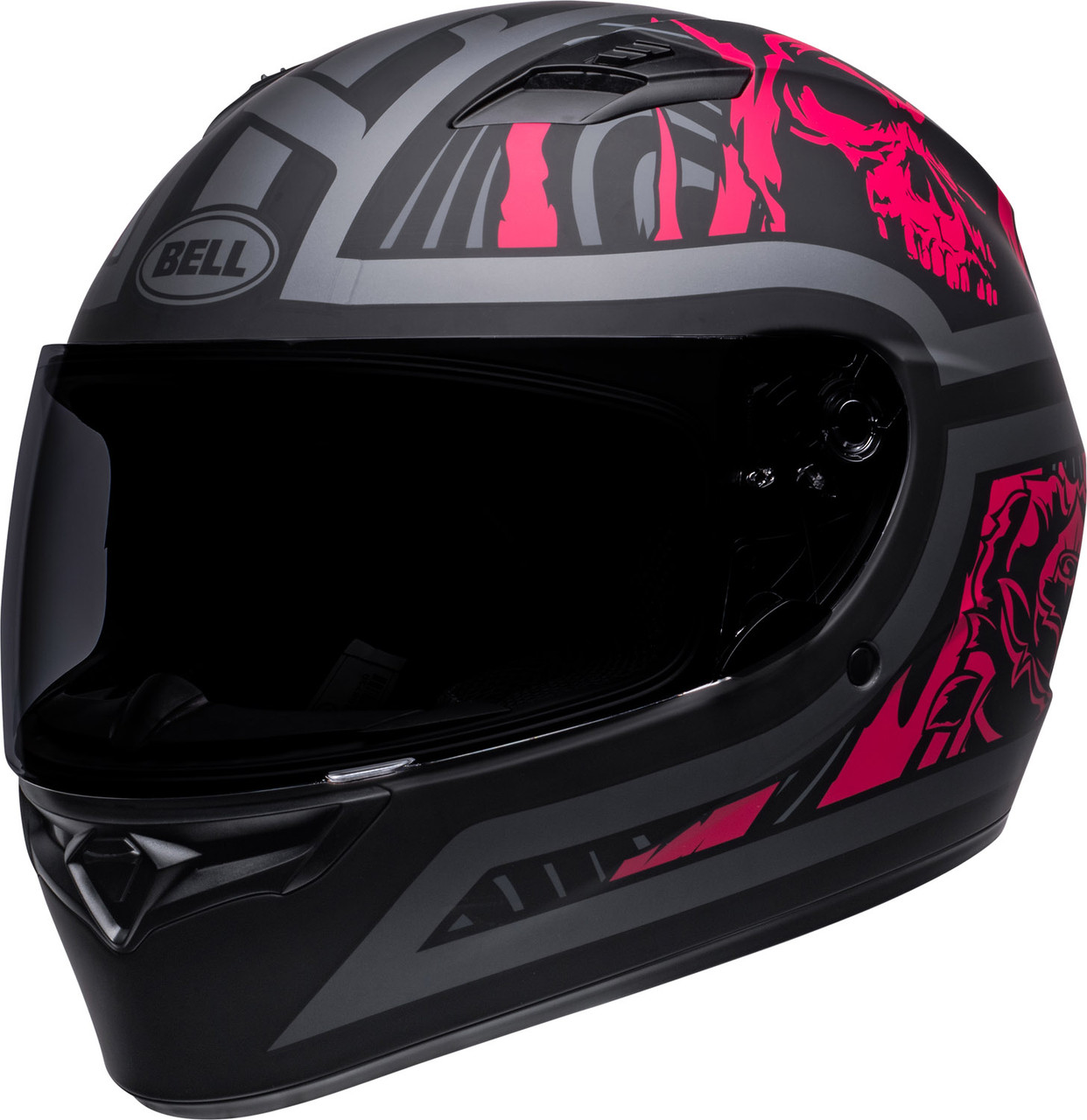Bell Qualifier Rebel Matte Black Pink Helmet