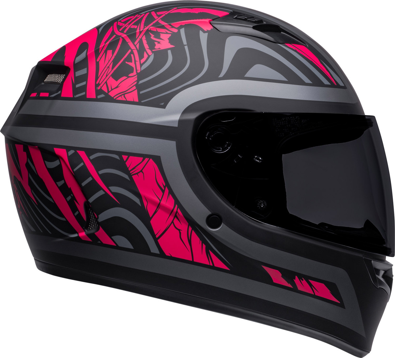 Bell Qualifier Rebel Matte Black Pink Helmet - Speed Addicts