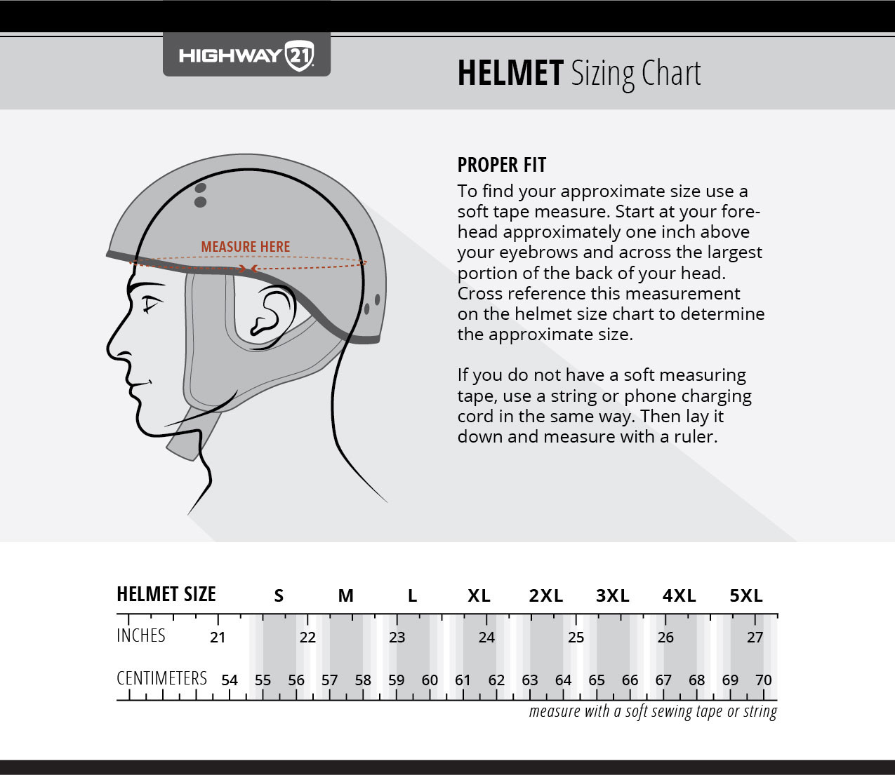 Highway 21 .38 Retro Helmet Grey