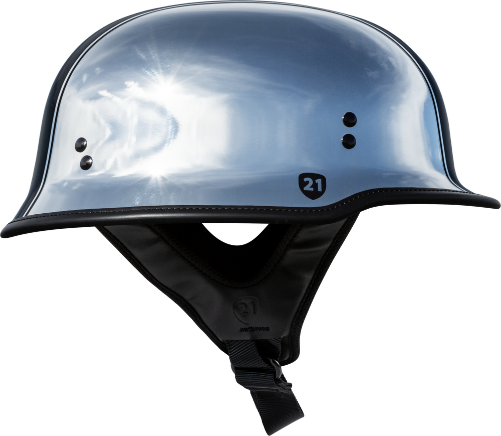Highway 21 9Mm German Beanie Helmet Chrome