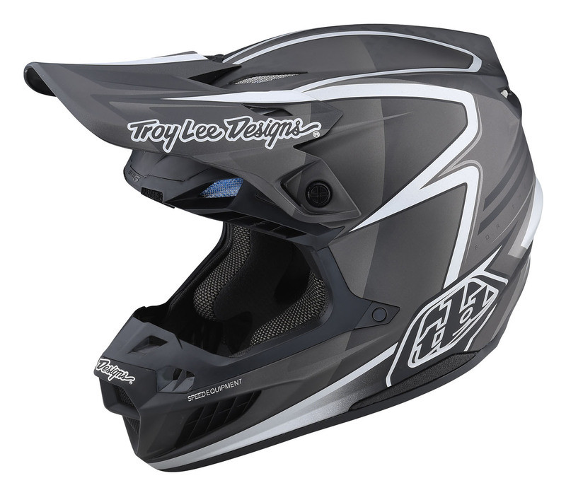 Troy Lee Designs Se5 Carbon Helmet Lines Black