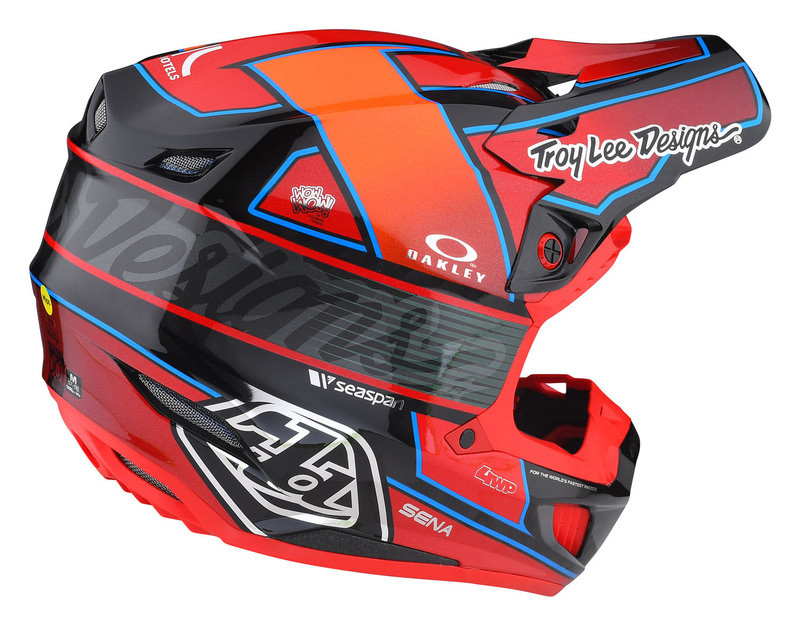 Troy Lee Designs Se5 Carbon Helmet Team Red