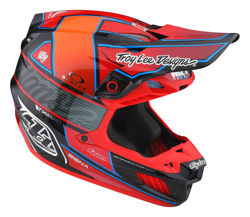 Troy Lee Designs Se5 Carbon Helmet Team Red