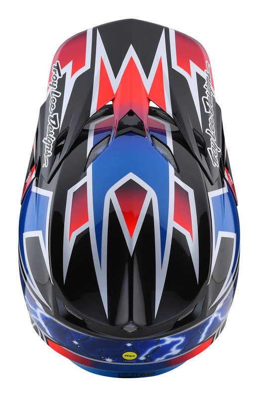 Troy Lee Designs Se5 Composite Helmet Lightning Blue