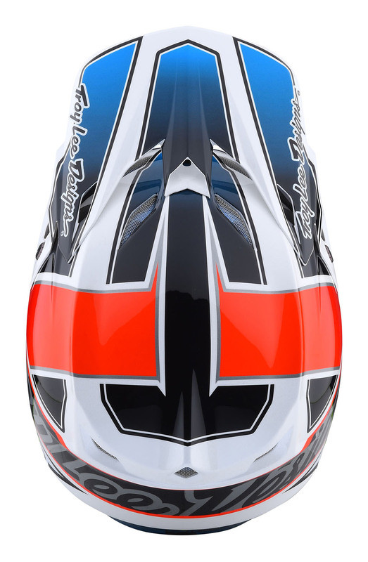 Troy Lee Designs Se5 Composite Helmet Team Orange Blue