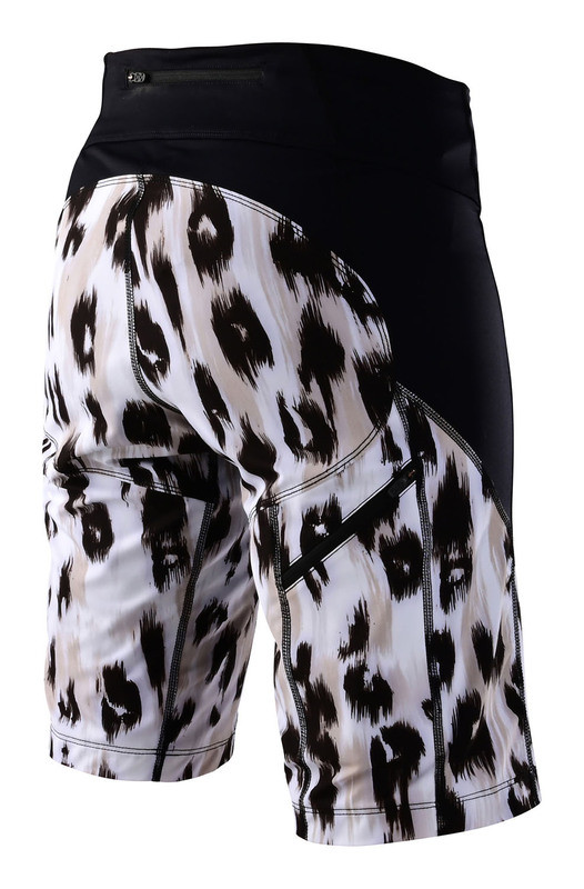 Troy Lee Designs Womens Luxe Short Shell Wild Cat White