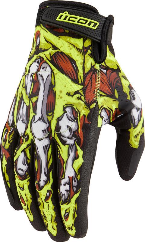 Icon Hooligan Facelift Gloves Hi-Vis