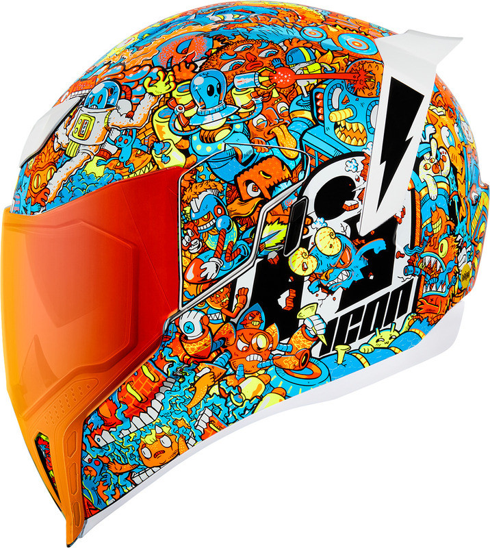 Icon Airflite Helmet ReDoodle MIPS White - Speed Addicts