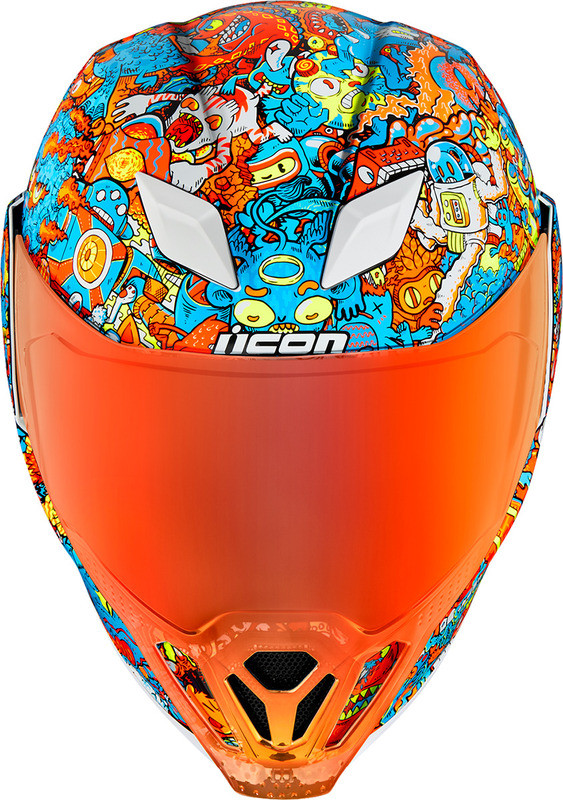 Icon Airflite Helmet ReDoodle MIPS White