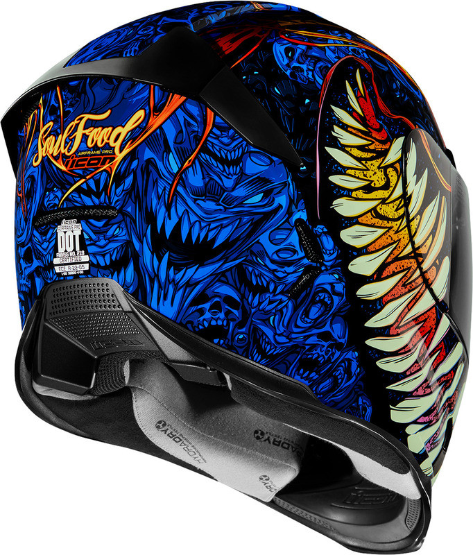 Icon Airframe Pro Helmet Soul Food Blue - Speed Addicts