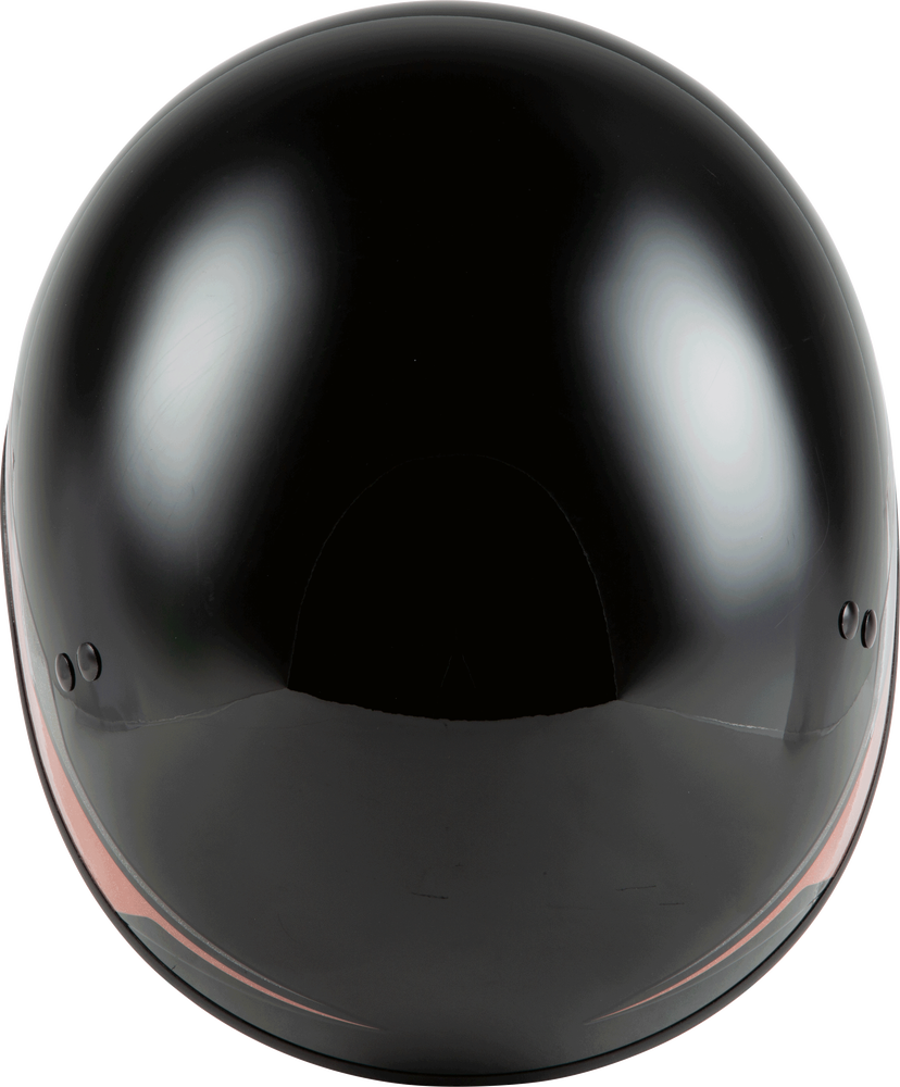 Gmax HH-65 Half Helmet Source Naked Black Copper