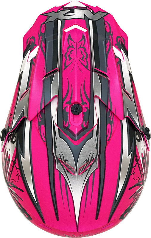 AFX FX-17 Butterfly Matte Hot Pink Helmet