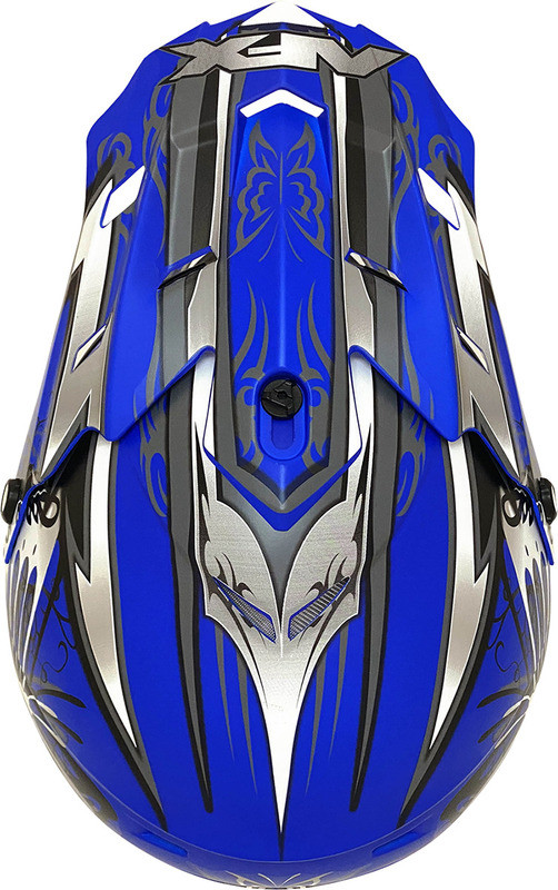 AFX FX-17Y Butterfly Matte Blue Helmet