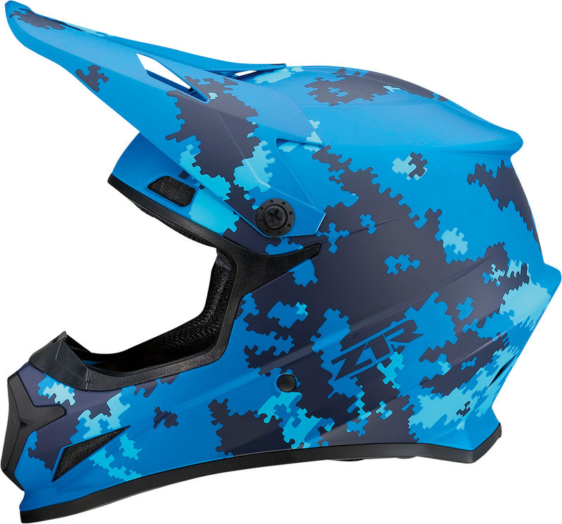 Z1R Rise Helmet Digi Camo Blue