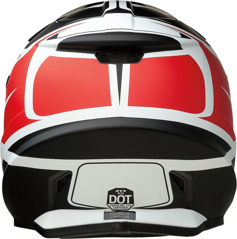 Z1R Rise Helmet Flame Red