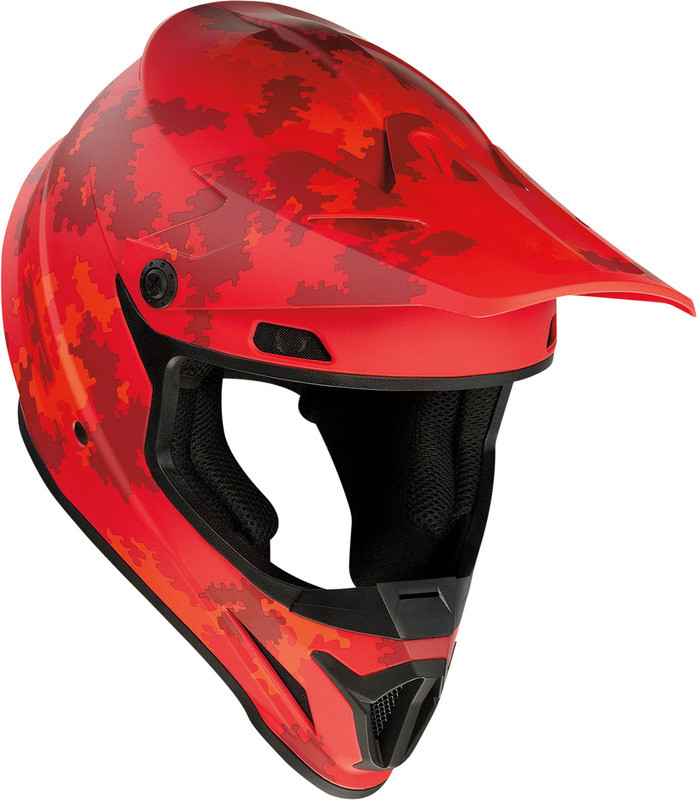 Z1R Rise Helmet Digi Camo Red