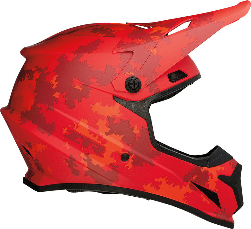 Z1R Rise Helmet Digi Camo Red