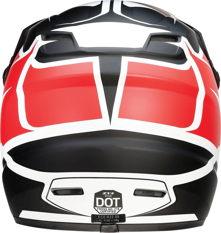 Z1R Youth Rise Helmet Flame Red