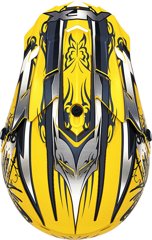 AFX FX-17Y Butterfly Matte Yellow Helmet