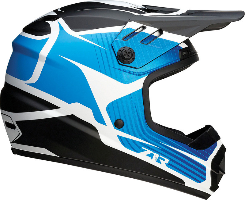 Z1R Youth Rise Helmet Flame Blue
