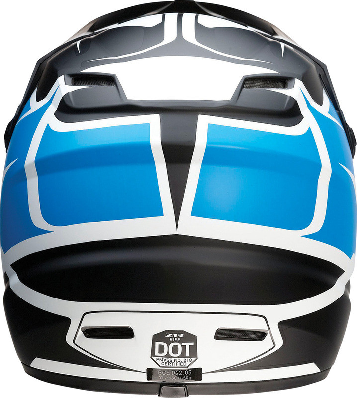 Z1R Youth Rise Helmet Flame Blue