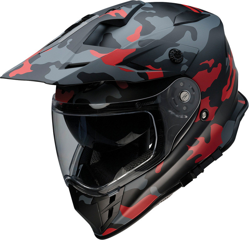 Z1R Range Helmet Camo Red