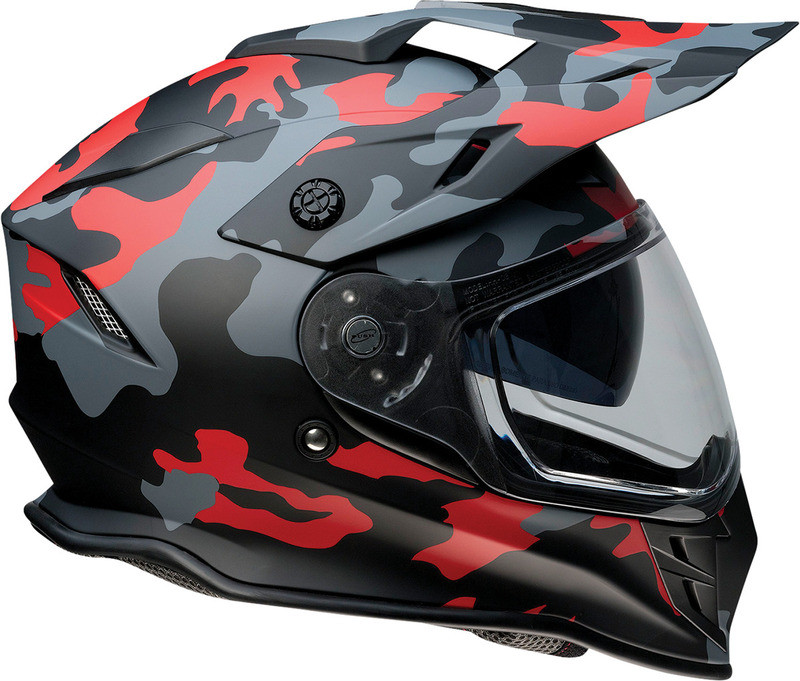 Z1R Range Helmet Camo Red