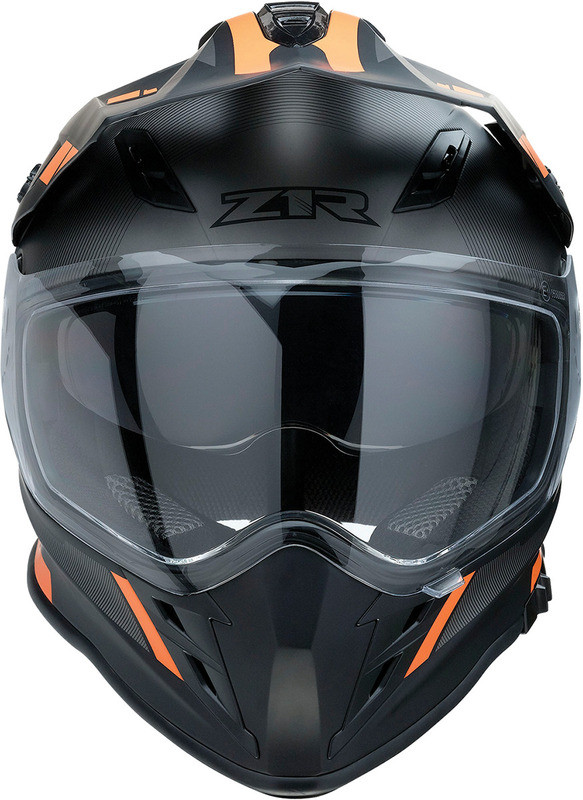 Z1R Range Helmet Uptake Black Orange
