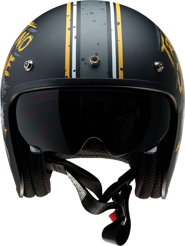 Z1R Saturn Helmet Trust No One Black Yellow