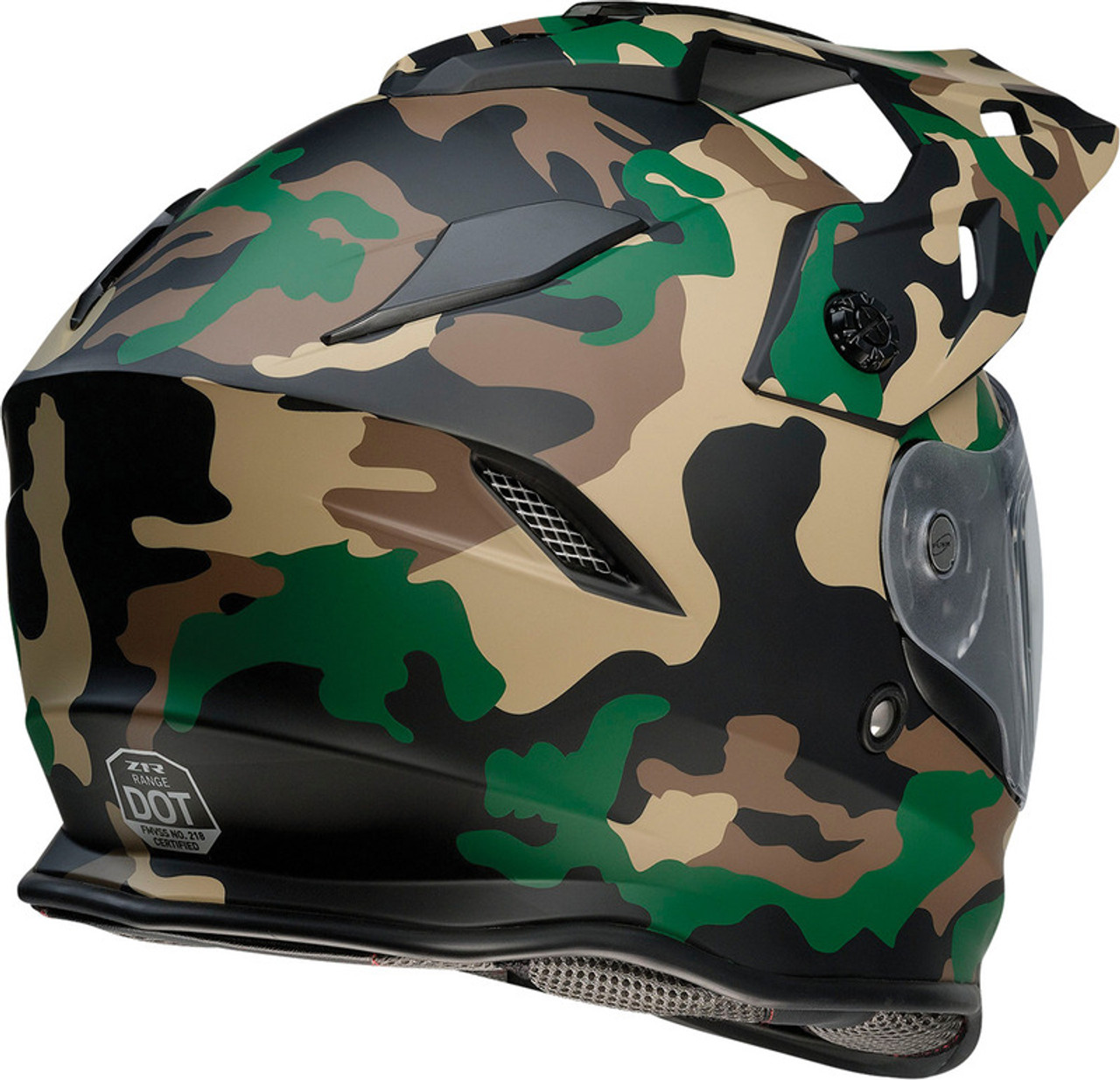 Z1R Range Helmet Camo Woodland
