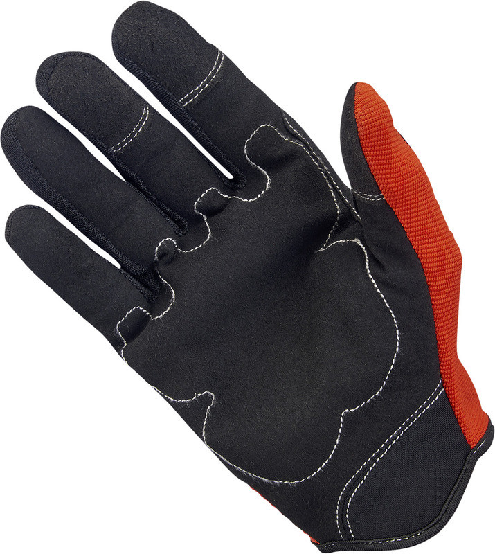 Biltwell Moto Gloves Orange Black