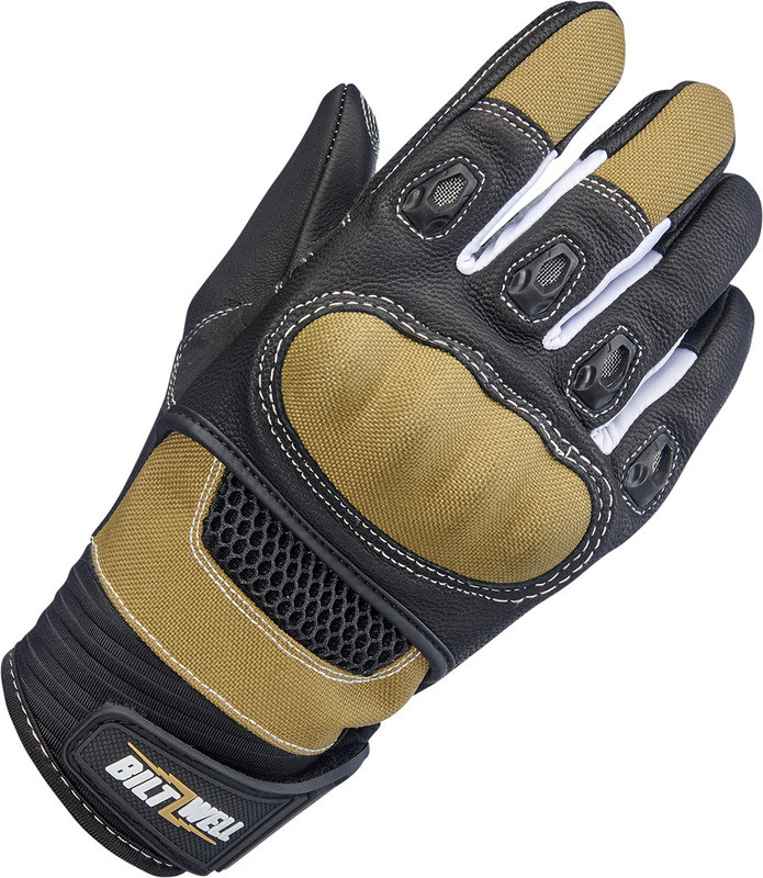Biltwell Bridgeport Gloves Tan Black