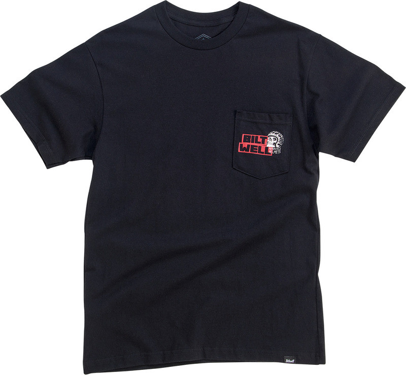 Biltwell Skull Pocket T-Shirt Black