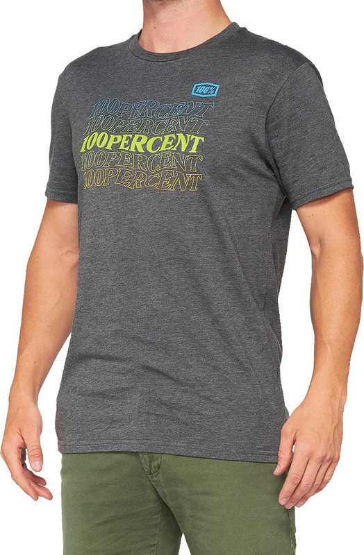100% Silva T-Shirt Heather Charcoal