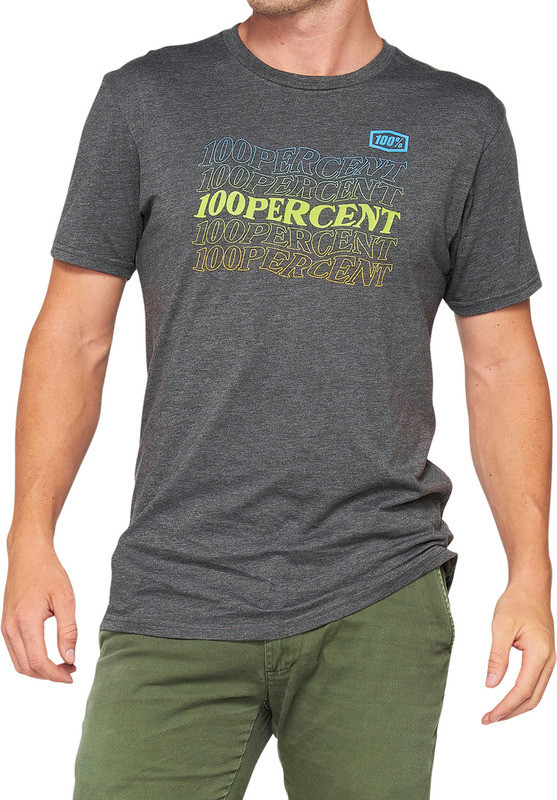 100% Silva T-Shirt Heather Charcoal