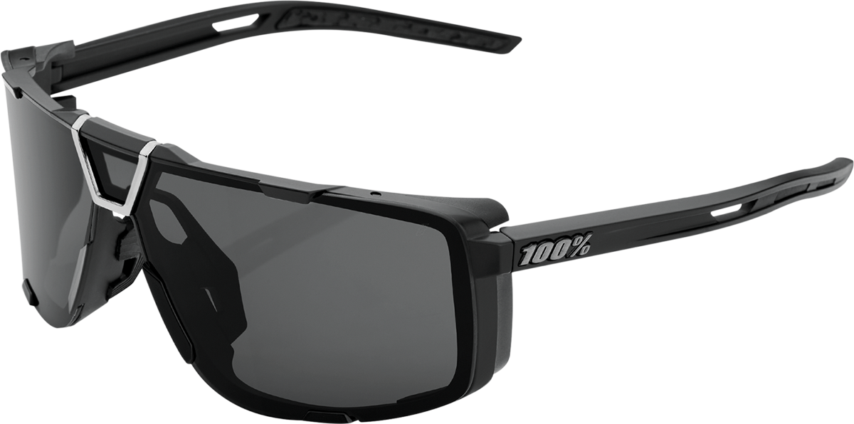 100% Eastcraft Sunglasses Matte Black size  Smoke