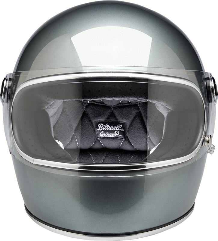 Biltwell Gringo S Helmet Metallic Sterling