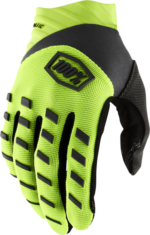 100% Youth Airmatic Gloves Fluorescent Yellow Black