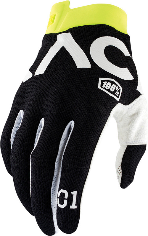 100% Racr iTrack Gloves Black