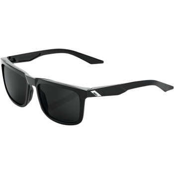 100% Blake Sunglasses Polished Black size  Grey PeakPolar