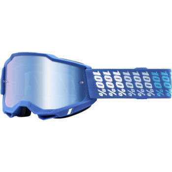 100% Accuri 2 Yarger Blue Mirror goggles