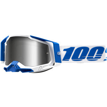 100% Racecraft 2 Isola Flash Silver goggles