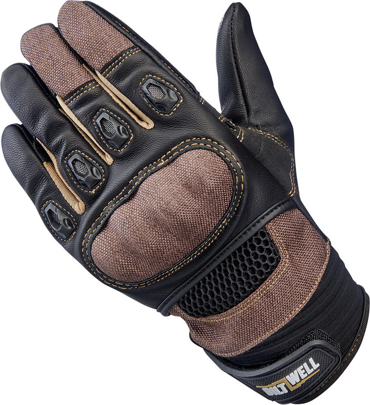 Biltwell Bridgeport Gloves Chocolate Black