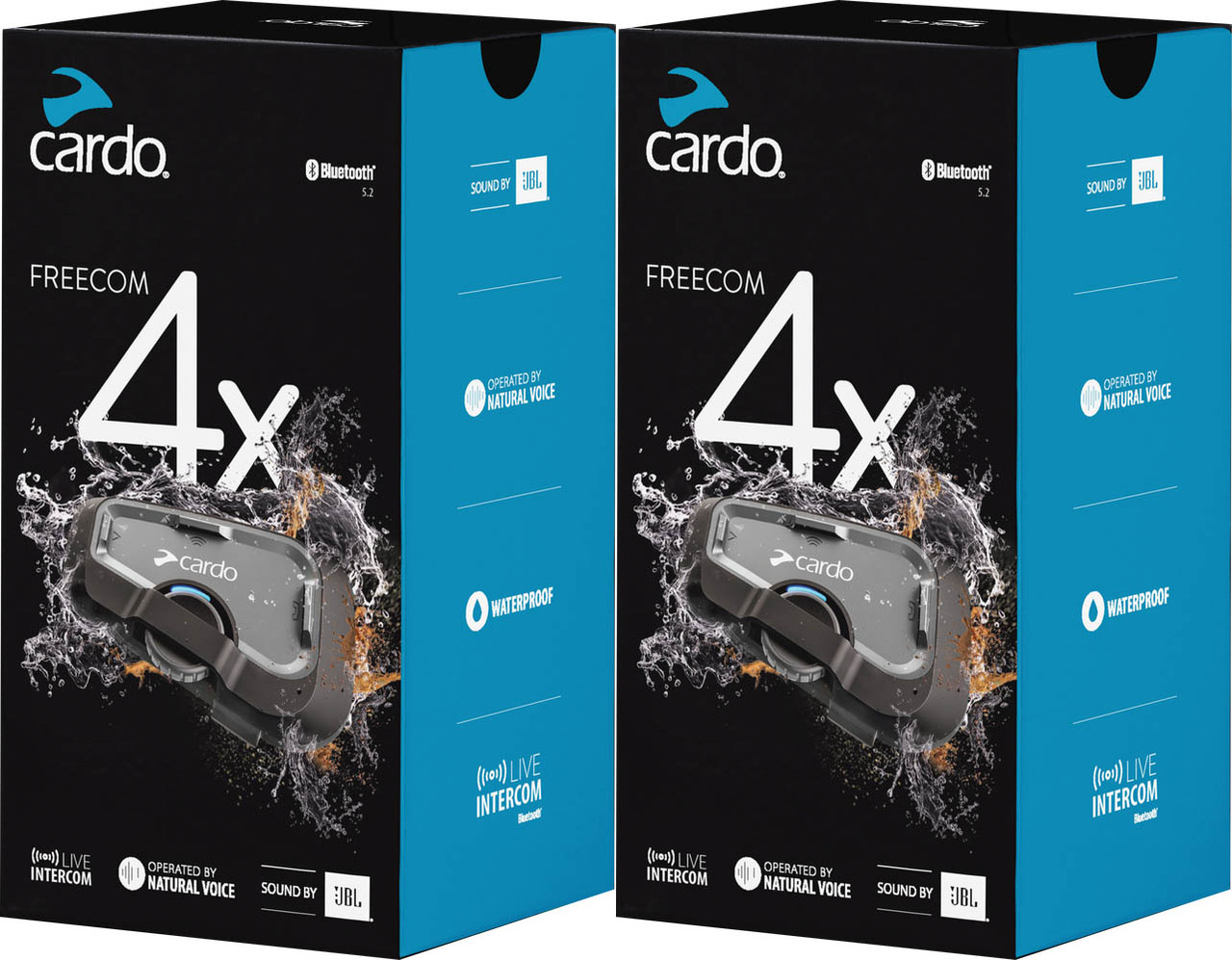Cardo Freecom 4X Headset- Duo Pack