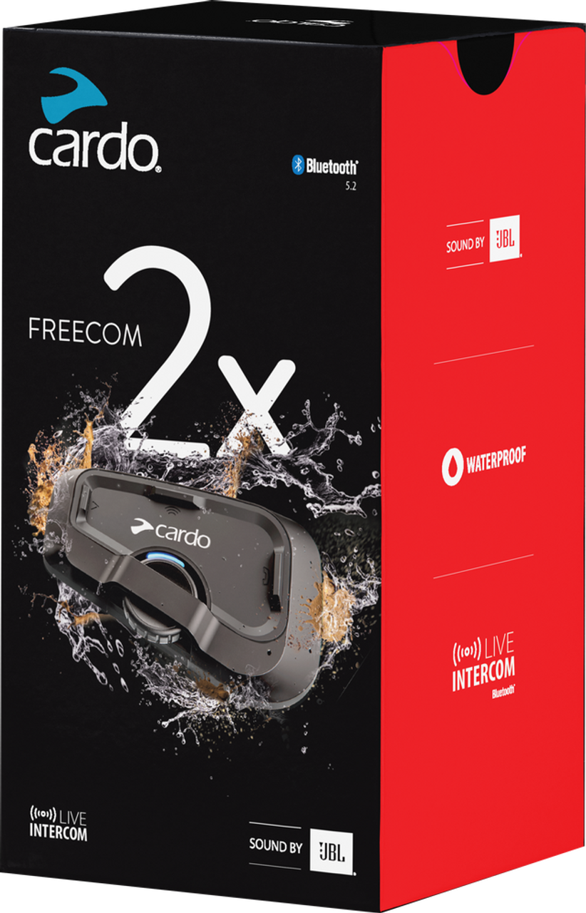 Cardo Freecom 2X Bluetooth Headset Single - Speed Addicts