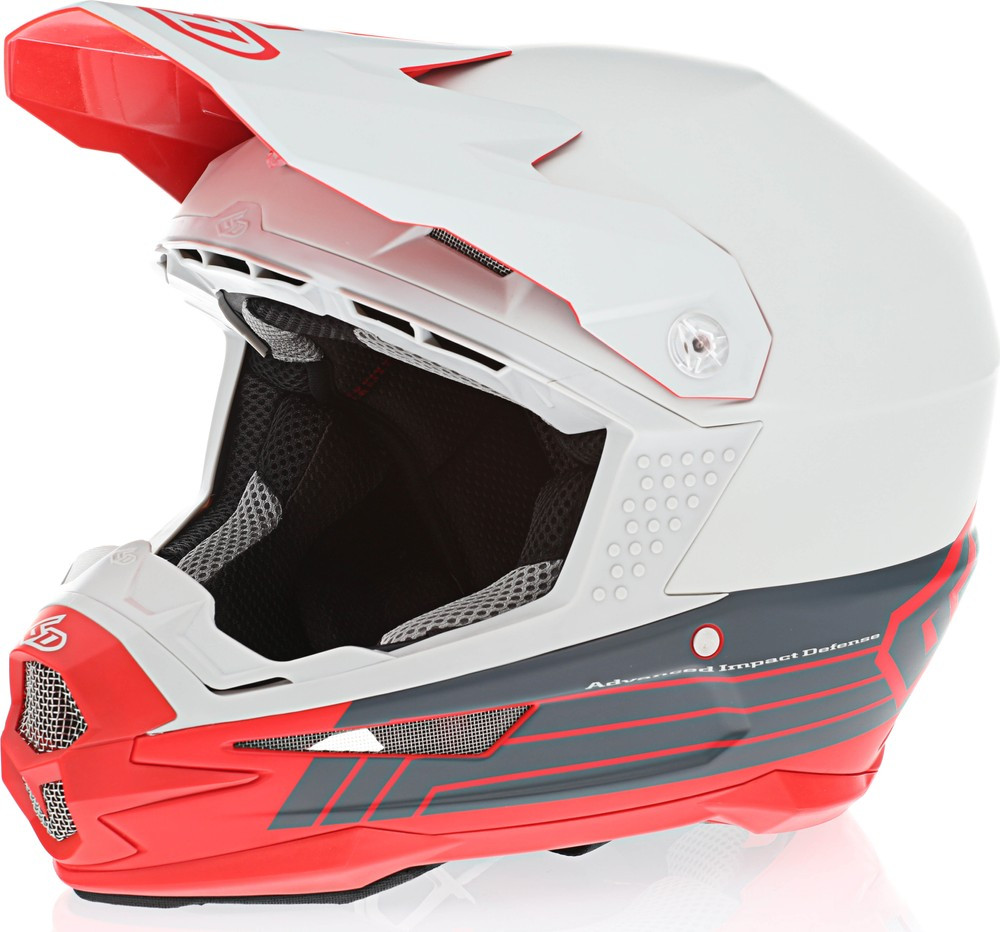 6D ATR-1 Split Red Helmet