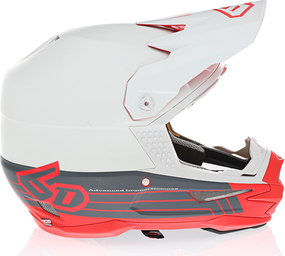 6D ATR-1 Split Red Helmet