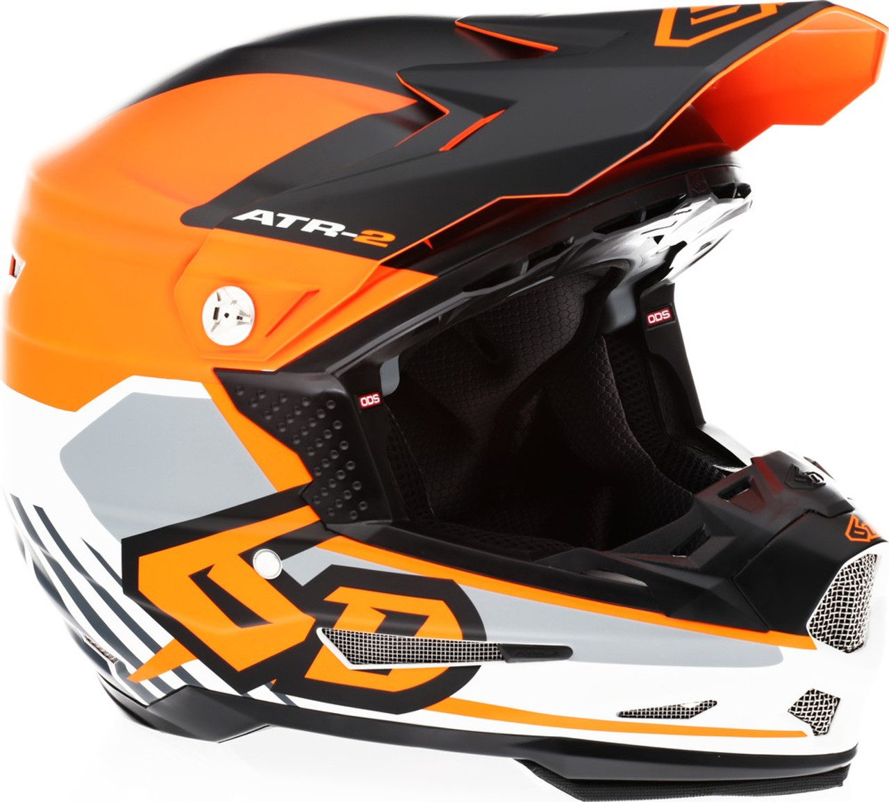 6D ATR-2Y Target Neon Orange Helmet