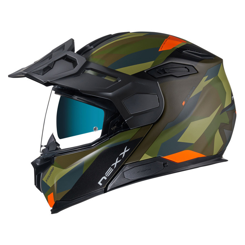 Nexx X-Vilijord Taiga Green Orange Helmet