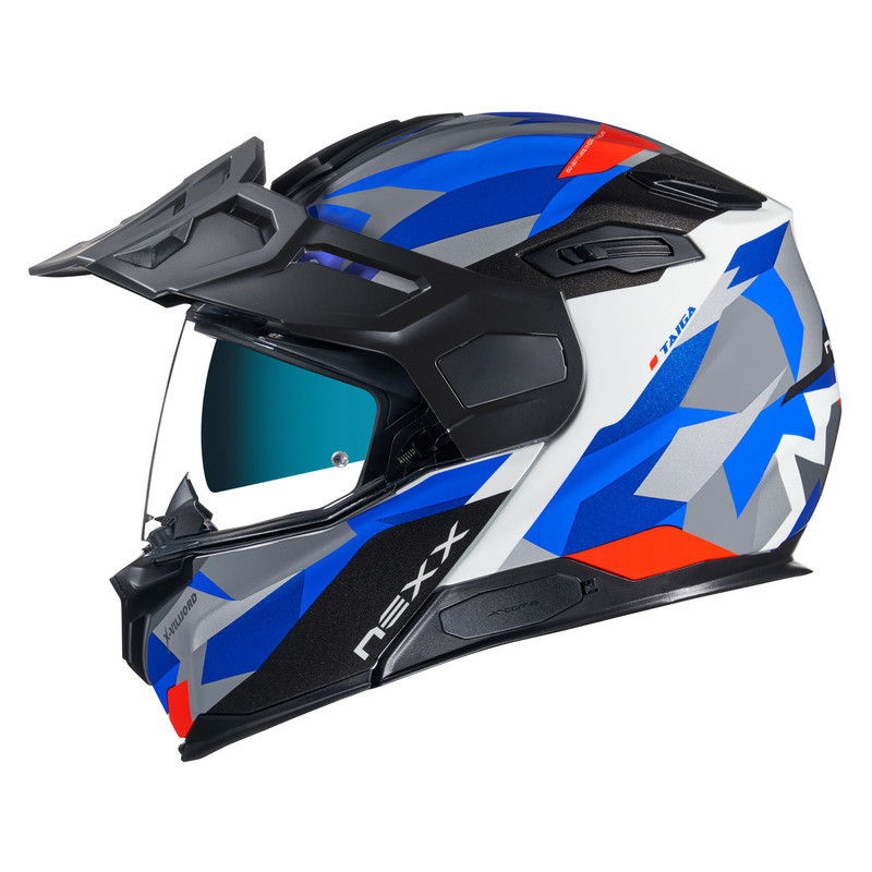 Nexx X-Vilijord Taiga White Blue Helmet